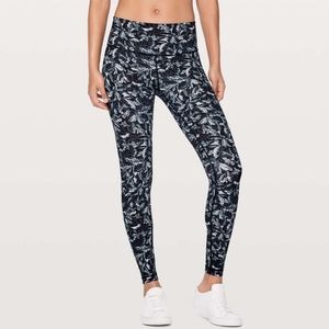 Lululemon Wunder Under Hi-Rise Floral Tight Leggings Size 6